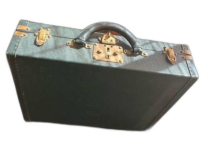 Maleta Louis Vuitton "President" Verde escuro