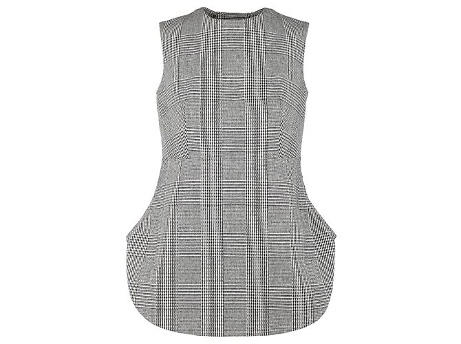 Marni Checkered Peplum Top Multiple colors