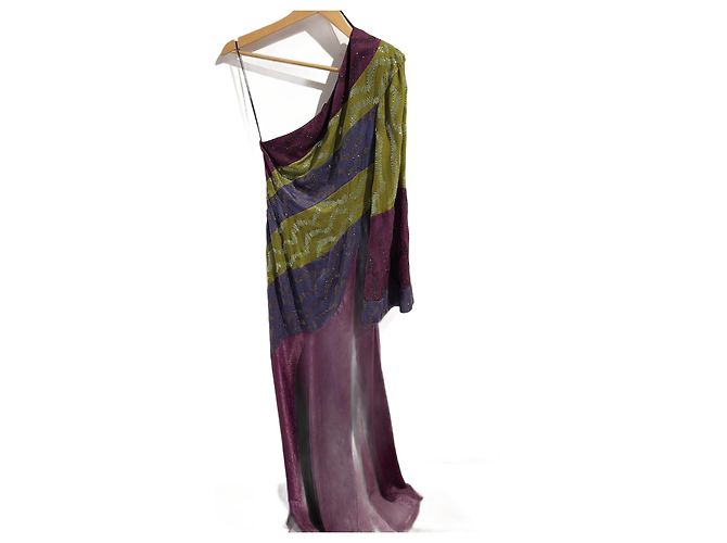 Autre Marque RAISA VANESSA Kleider T.International S Polyester Lila