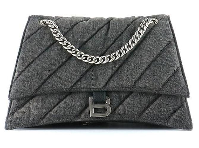 BALENCIAGA  Handbags T.  Denim - Jeans Grey  ref.1265994