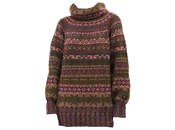 Chanel Suéter de pista Paris / Edimburgo Multicor Lã  ref.1266054