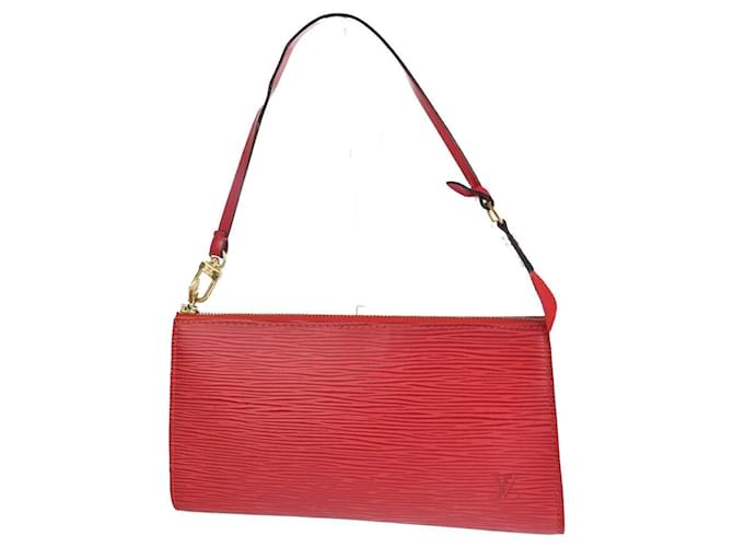 Louis Vuitton Pochette Accessoires Rosso Pelle  ref.1266084