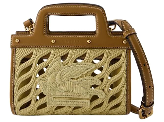 Love Trotter Bag - Etro - Leather - Brown  ref.1266138
