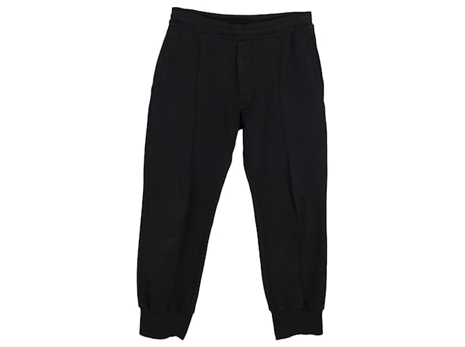 Pantalon de jogging Alexander McQueen en coton noir  ref.1266148