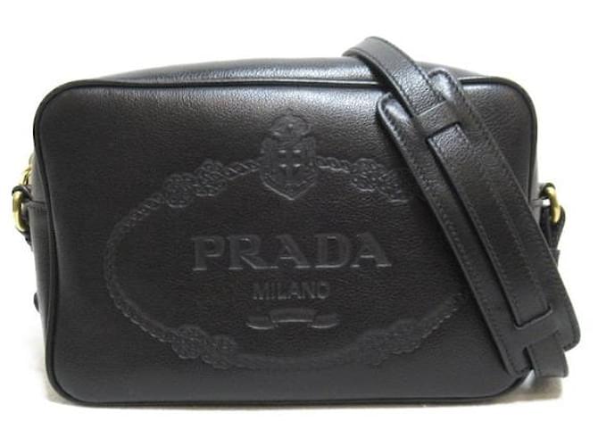 Prada Logo Camera Bag  Leather Crossbody Bag in Excellent condition  ref.1266169
