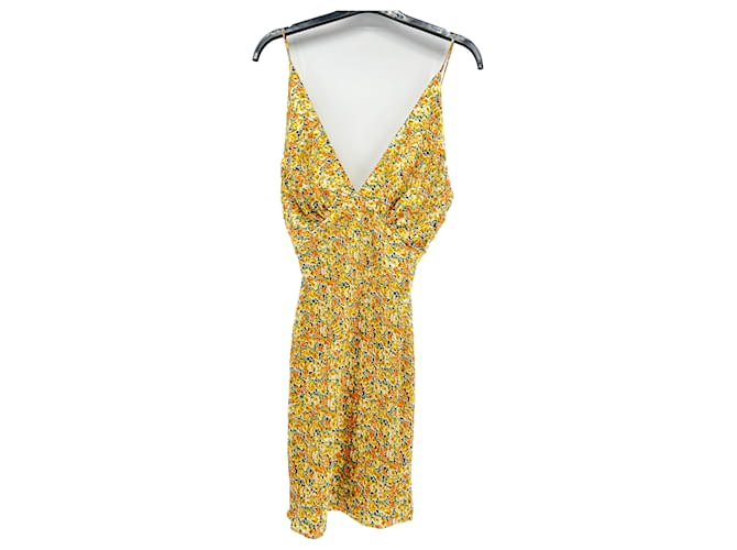 Autre Marque BEC & BRIDGE  Dresses T.US 4 silk Yellow  ref.1266175
