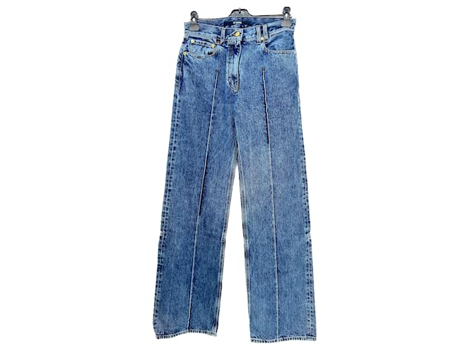 JACQUEMUS Pantalone T.International XS Denim - Jeans Blu Giovanni  ref.1266177