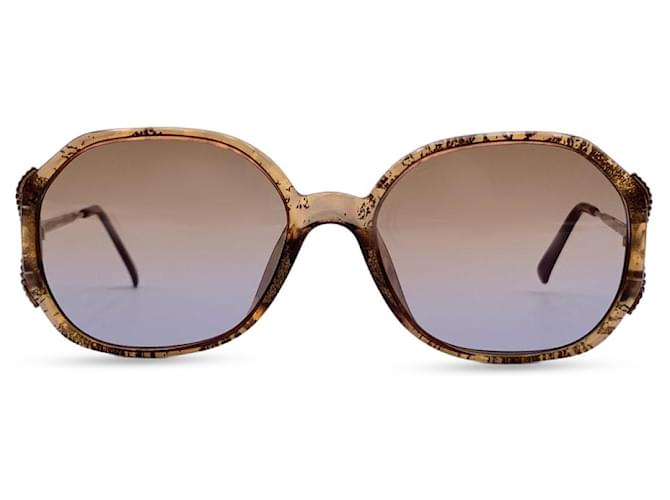 Christian Dior Vintage Glitter Sunglasses 2527 31 Optyl 56/18 130mm Beige Plastic  ref.1266221