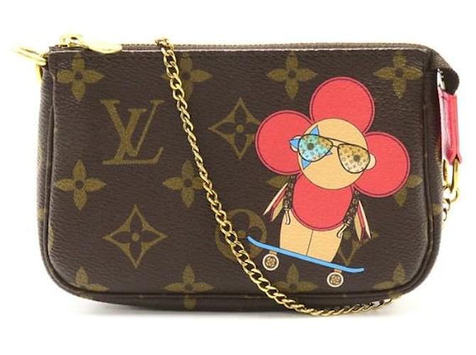 Bolso de hombro Louis Vuitton Monogram Vivienne Mini Pochette M69056 en excelente estado Lienzo  ref.1266241