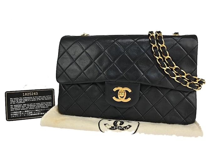 Chanel Timeless/classique Black Leather  ref.1266307