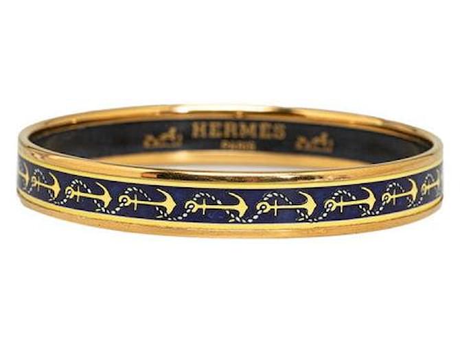 Hermès Emaillierter Anker-Armreif PM Emaille  ref.1266425