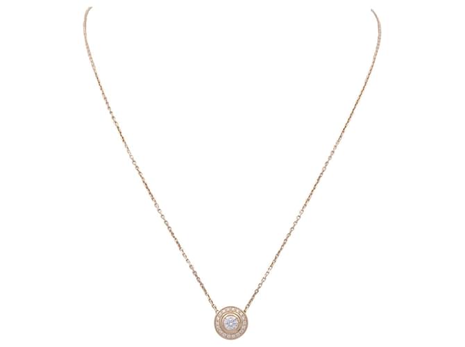 Cartier “Cartier d’Amour” necklace in pink gold, diamants. Diamond  ref.1266557