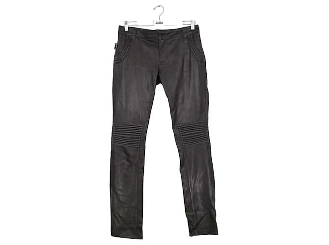 Zadig & Voltaire Pantalon en cuir Noir  ref.1266624