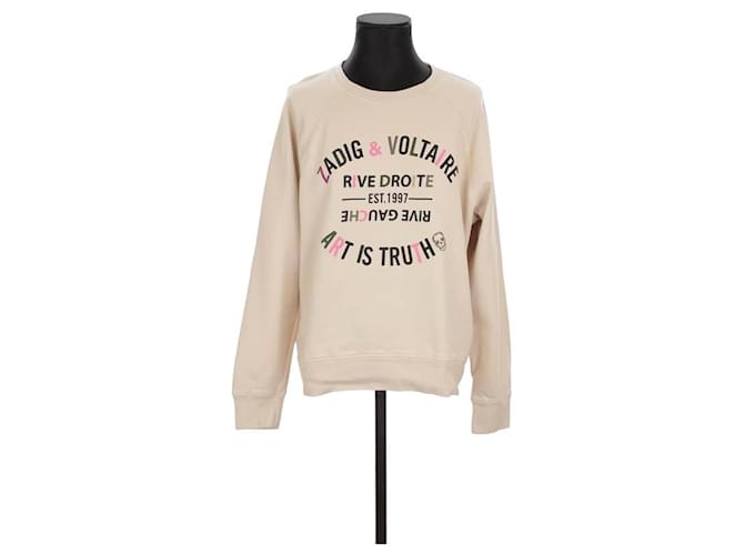 Zadig & Voltaire Cotton sweater Beige  ref.1266629