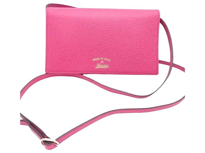 gucci Pink Leather  ref.1266696