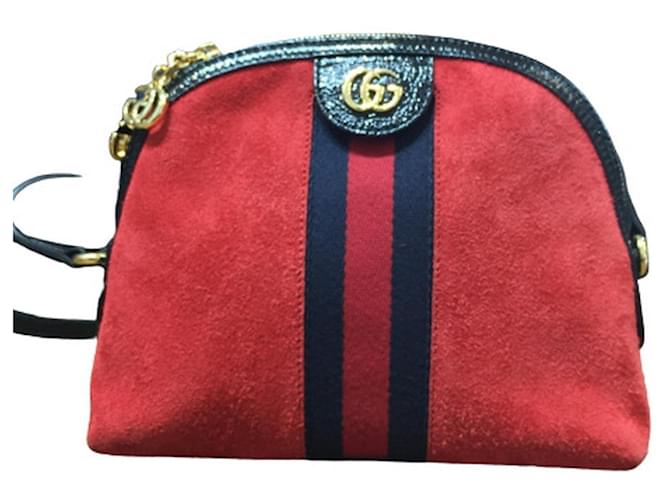 Gucci Ophidia Red Suede  ref.1266737
