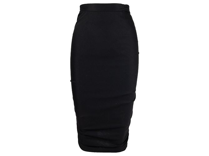 Gonna midi Moschino economica e chic Nero