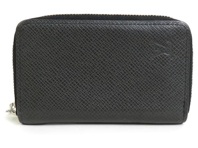 Louis Vuitton Porte monnaie Zippy Black Leather  ref.1266813