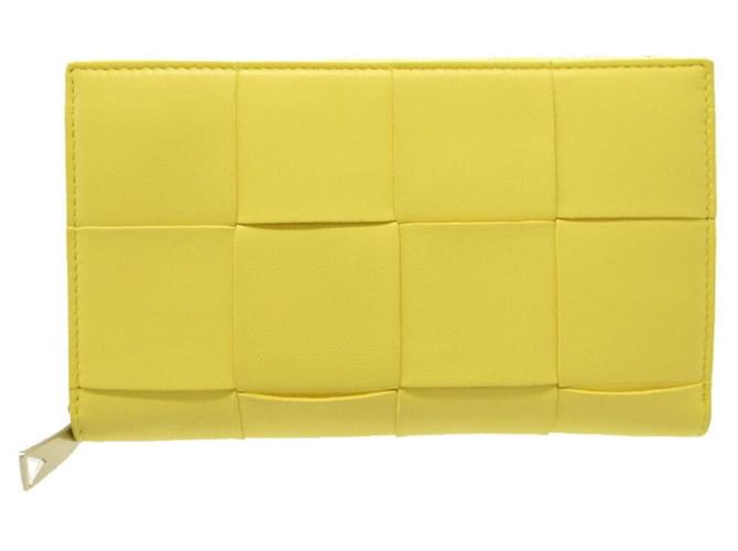 Bottega Veneta Cassette Yellow Leather  ref.1266827