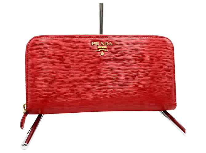 Prada Saffiano Red Leather  ref.1266841