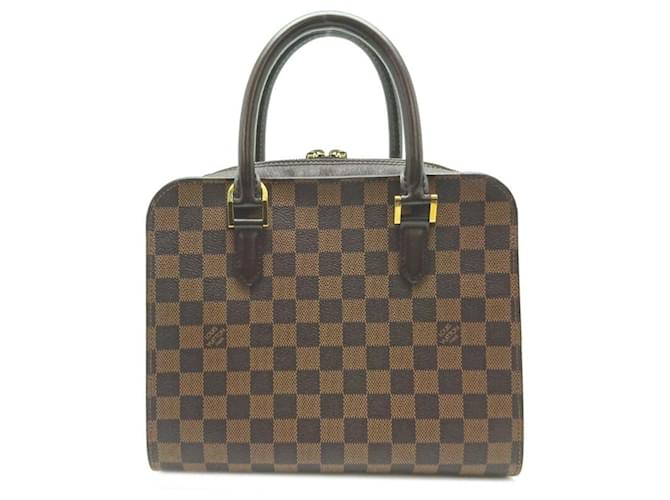 Louis Vuitton Triana Brown Cloth  ref.1266921