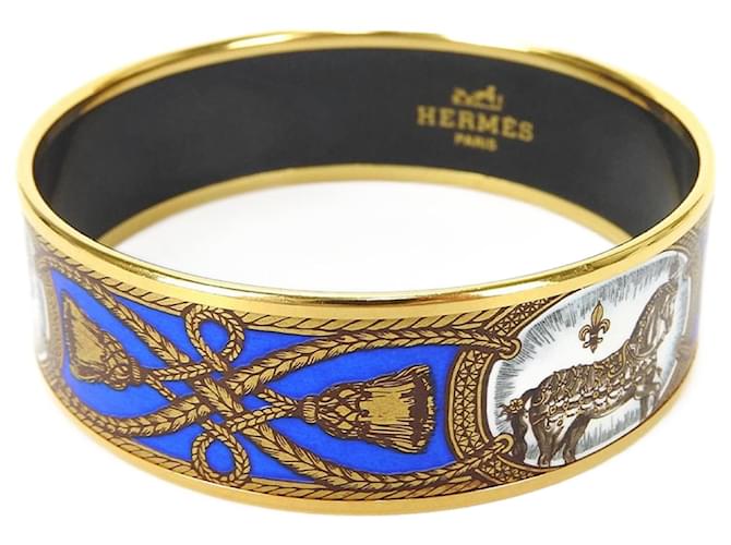 Hermès Hermes Armreif Blau Metall  ref.1266997