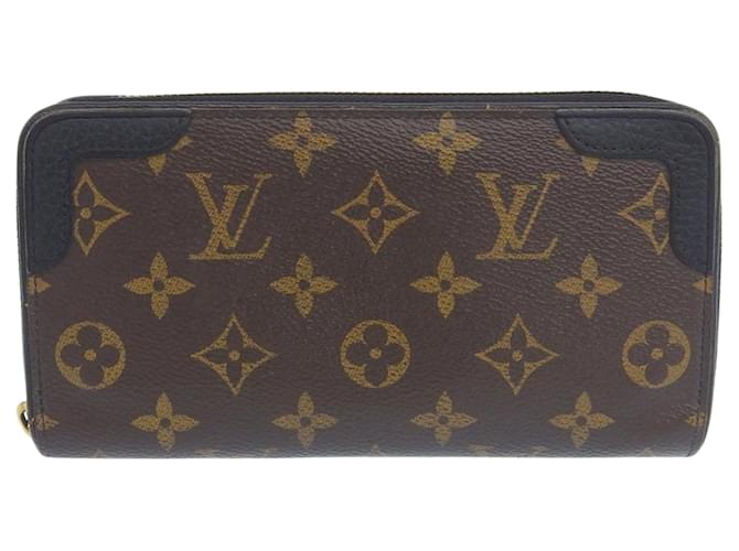 Louis Vuitton Portefeuille zippy Marrone Tela  ref.1267015