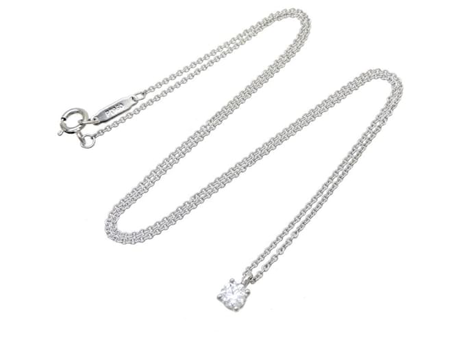 Tiffany & Co Solitaire Silber Platin  ref.1267030