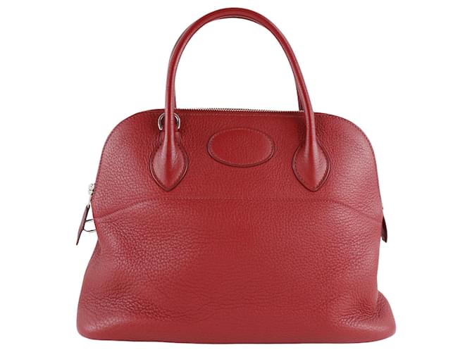 Hermès Bolide Red Leather  ref.1267207