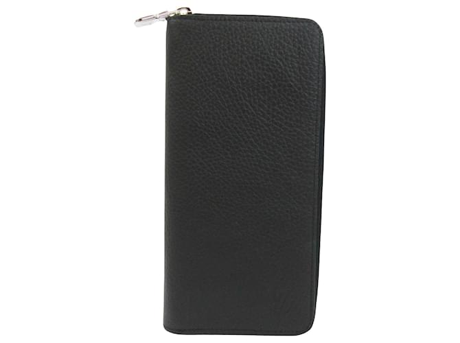 Louis Vuitton Zippy Wallet Vertical Black Leather  ref.1267217