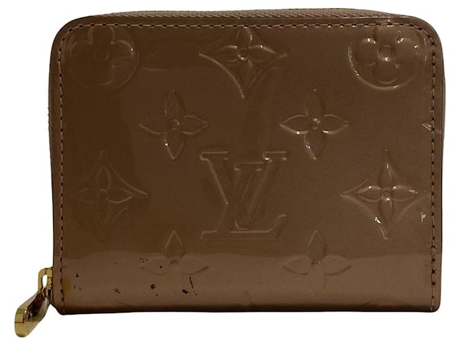 Louis Vuitton Zippy Coin Purse Brown Cloth  ref.1267231