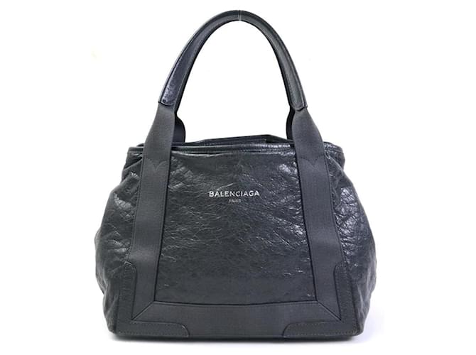 Balenciaga Cabas Grey Leather  ref.1267271