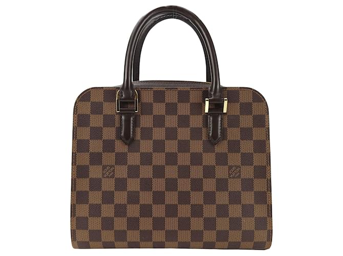 Louis Vuitton Triana Brown Cloth  ref.1267373