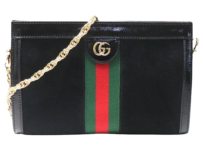 Gucci Ophidia Black Suede  ref.1267384