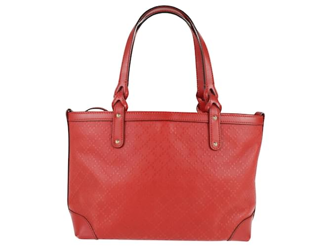 Gucci Diamante Red Leather  ref.1267428