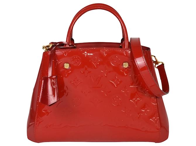 Louis Vuitton Montaigne Red Cloth  ref.1267451