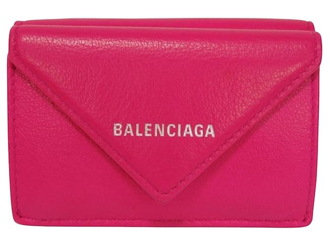 Balenciaga Papier Pink Leder  ref.1267483