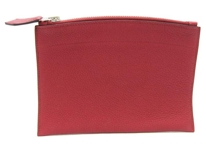 Hermès -- Red Leather  ref.1267586
