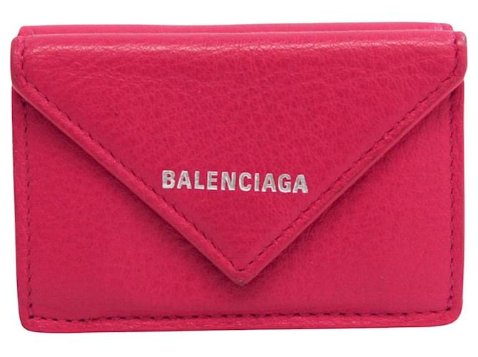 Balenciaga Papier Pink Leder  ref.1267686