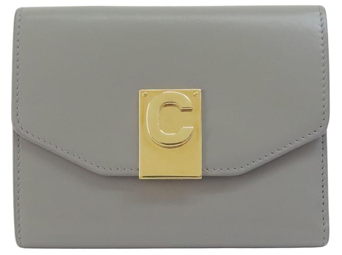 Céline Grey Leather  ref.1267694
