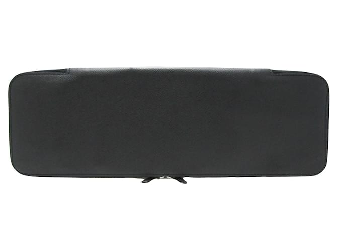 Estuche Louis Vuitton 5 corbatas Negro Cuero  ref.1267714
