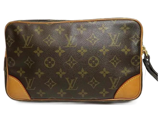 Louis Vuitton Marly Brown Cloth  ref.1267749