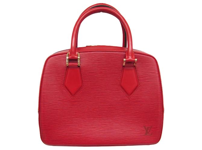 Louis Vuitton Sablon Red Leather  ref.1267755