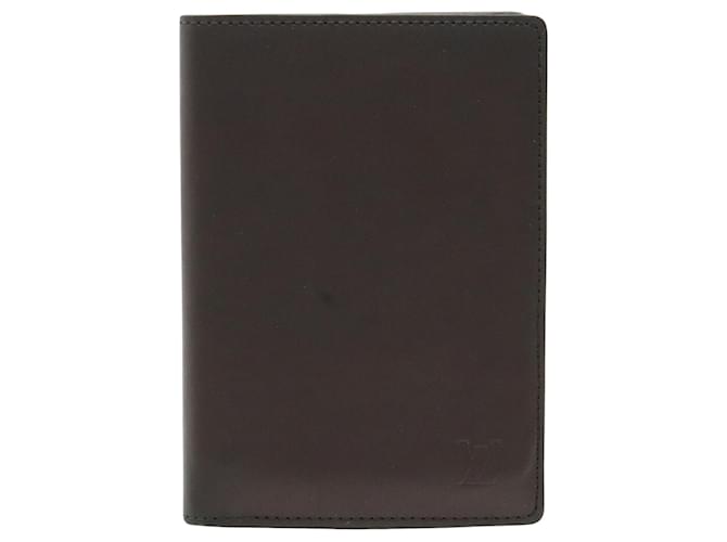 Louis Vuitton Passport cover Brown Leather  ref.1267829