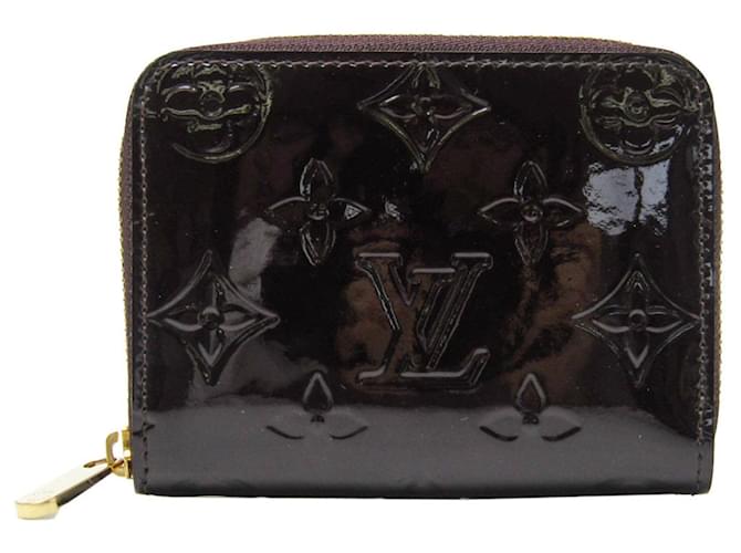 Louis Vuitton Portefeuille zippy Vermelho Lona  ref.1267840