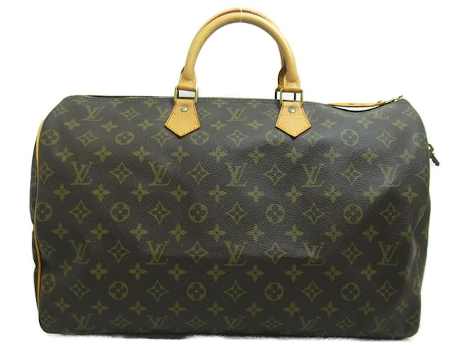 Louis Vuitton Speedy Brown Cloth  ref.1267926