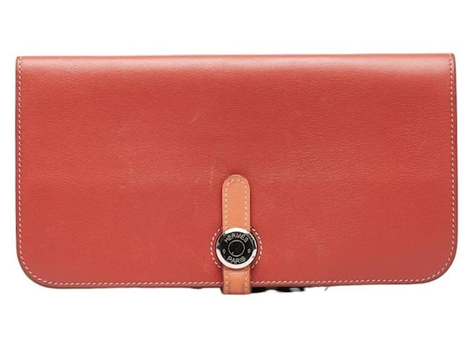 Hermès Dogon Orange Leather  ref.1268102