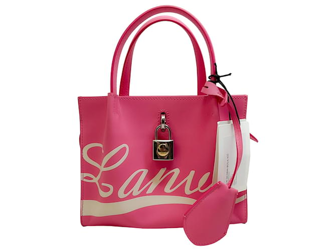 Autre Marque Lanvin Flamingo Pink Daybag Nano Leather  ref.1268262