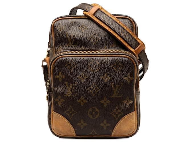 Brown Louis Vuitton Monogram Amazone Crossbody Bag Leather  ref.1268316