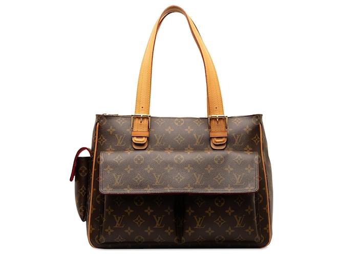 Brown Louis Vuitton Monogram Multipli-Cite Tote Bag Cloth  ref.1268336